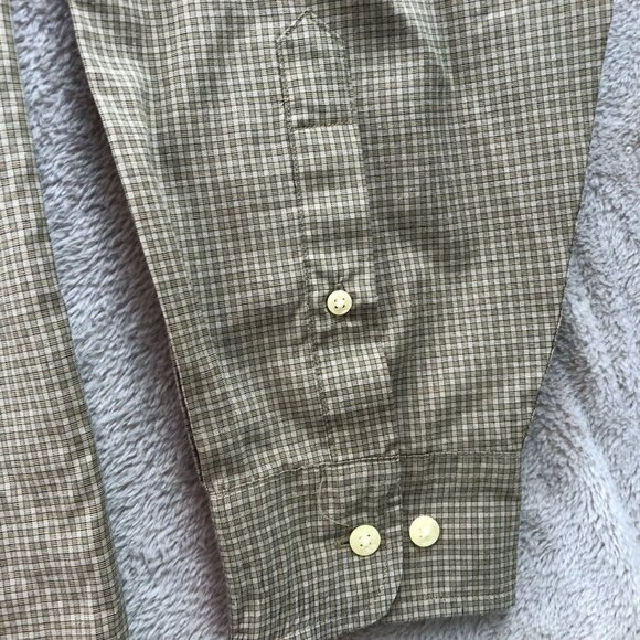 Puritan Men Shirt Large Wrinkle Resistant Long Sleeve Button Down Plaid Classic - Picture 8 of 12